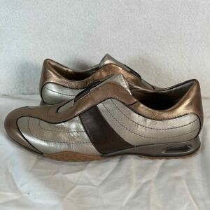 Cole Haan Metallic Brown Slip On Comfort Walking Shoes Casual Everyday Size 7.5